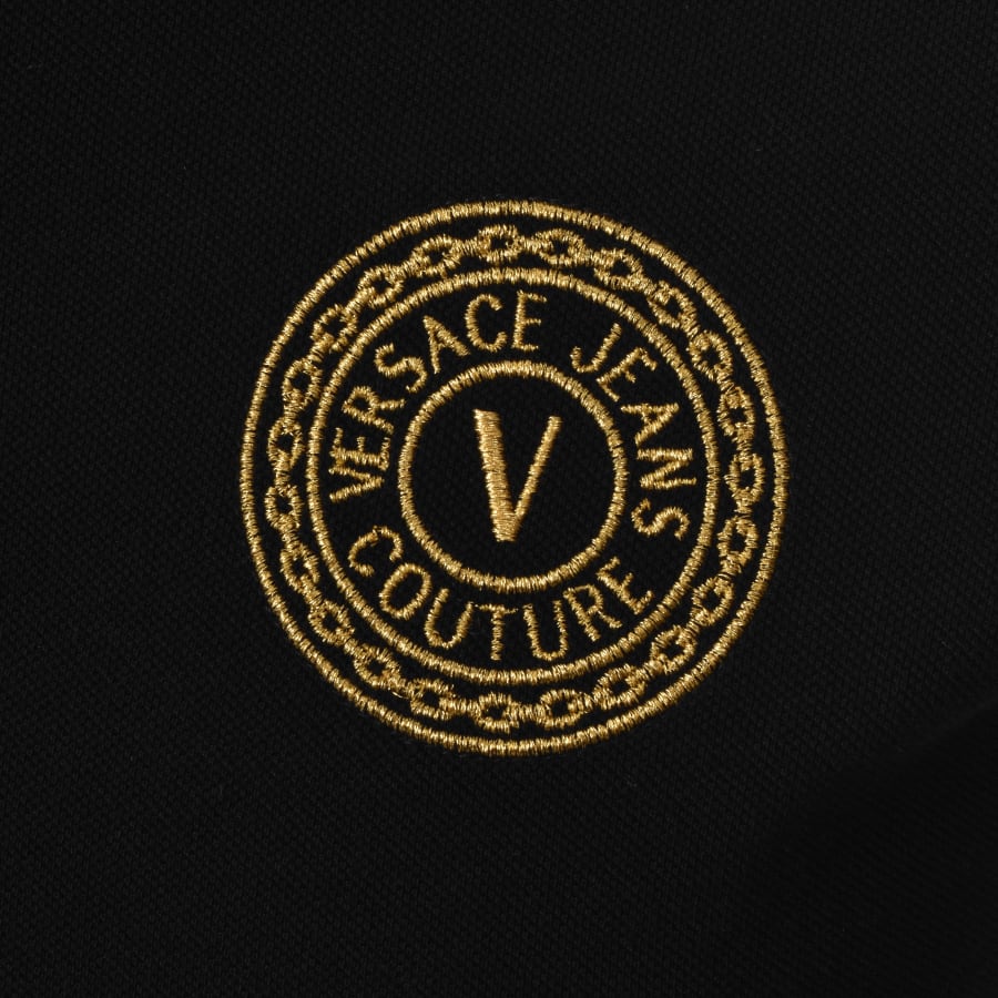 Alternative Image for ProductVersace Jeans Couture Polo T Shirt Black3